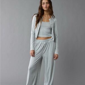 Aerie Light Gray Women's 3-Piece Set